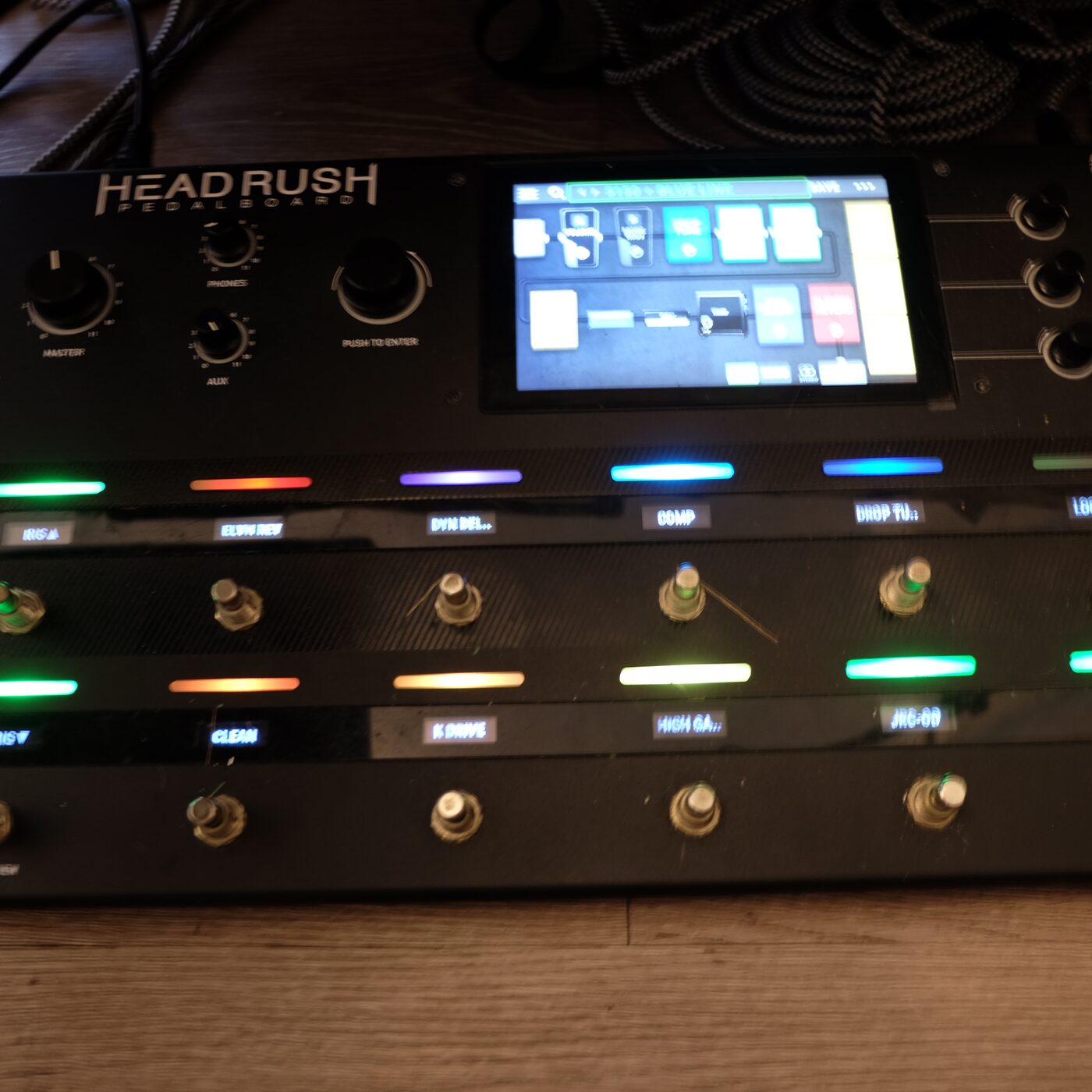 HeadRush Pedalboard อุปกรณ์จริงที่ caffeaun Studio
